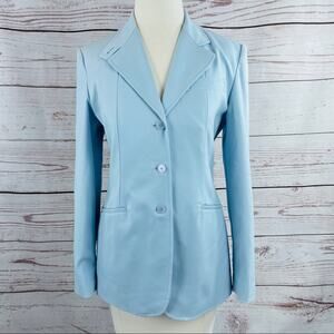 Talbots light blue blazer